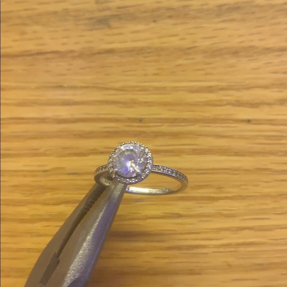 Pandora Round Halo Ring